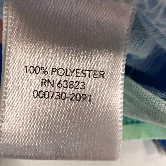 Christopher & Banks petite XL 3/4 sleeve rainbow tshirt - Picture 3 of 4